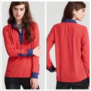 Free People Horse Print Top